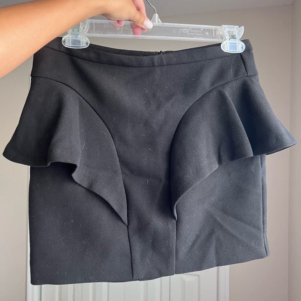 ZARA TRAFALUC black mini skirt
